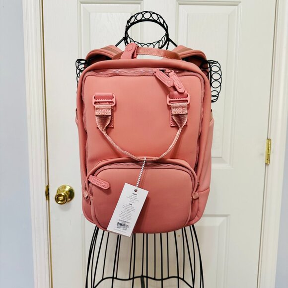 SOL AND SELENE LCONIC PASTEL PINK NEOPRENE BACKPACK main image 12
